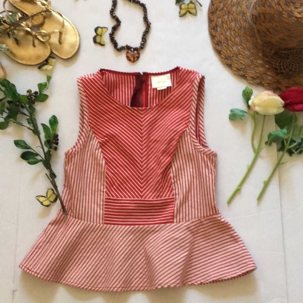 Maeve Anthropologie Striped Top